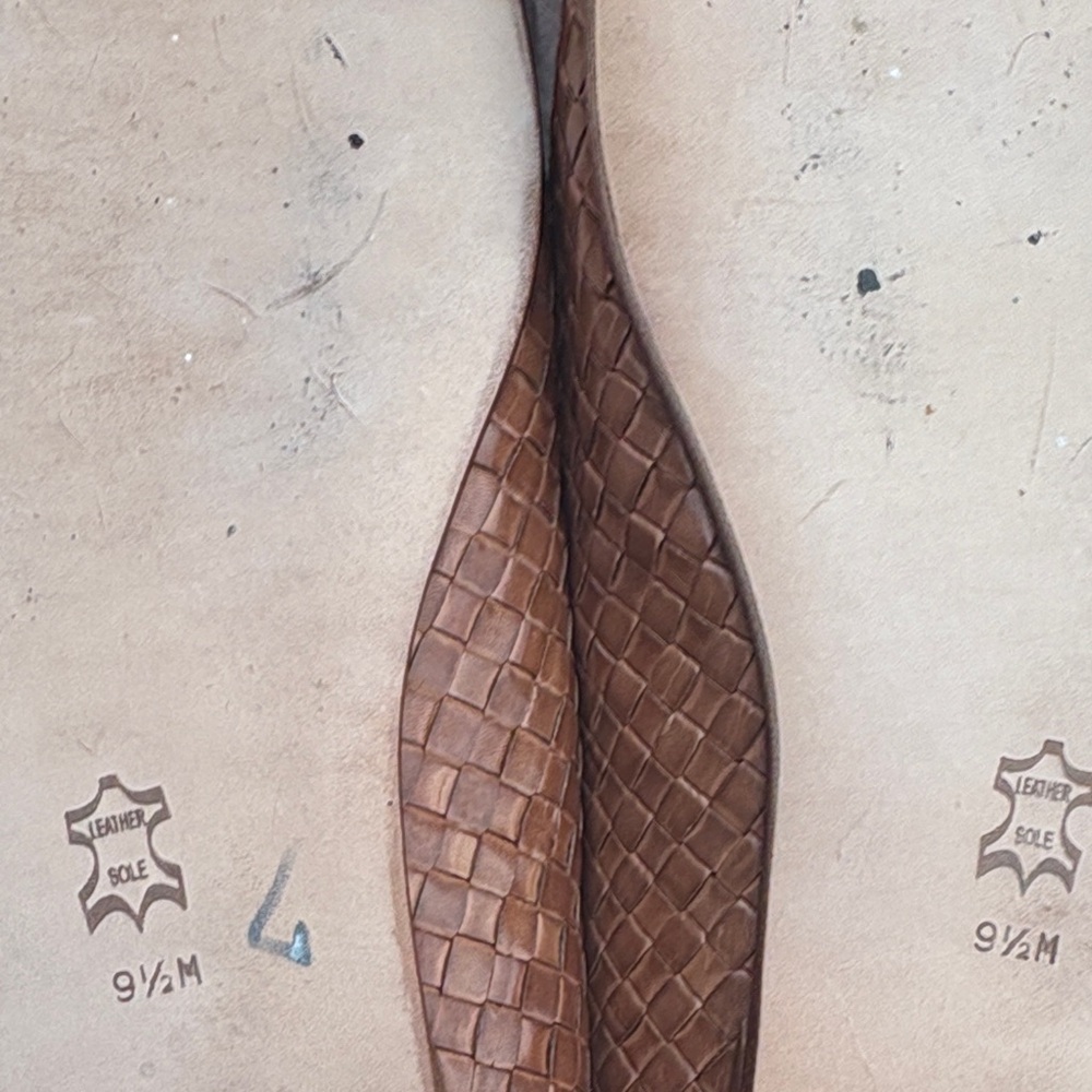 Antonio Melani Tan Woven Mules - Picture 5 of 8